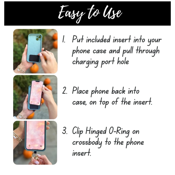 Save The Girls Clip And Go Black Strap Zippered Pouch And Phone Carrier NEW - Picture 10 of 10